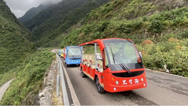 電動觀光車上下坡和坡道停車時要注意什么？