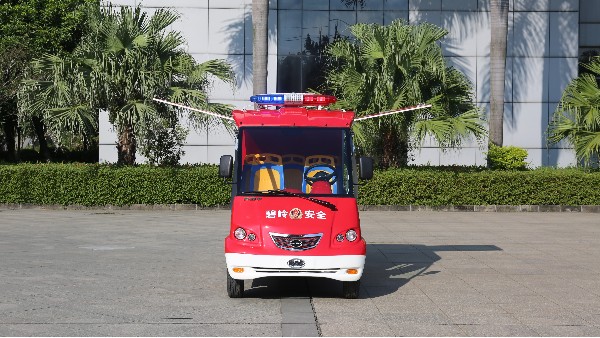 瑪西爾電動消防車出動，秋冬干燥注意防火