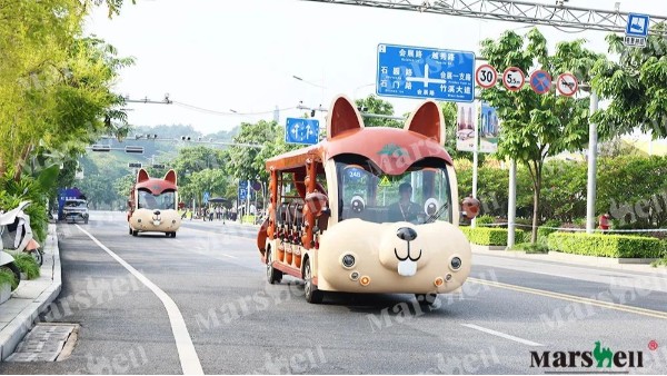 瑪西爾“小松鼠”觀光車亮相中國東盟博覽會